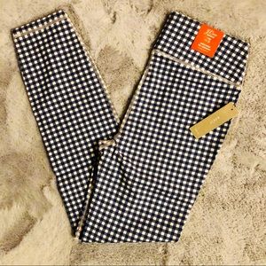 NWT J.Crew High-Rise 7/8 Gingham Print Leggings, S